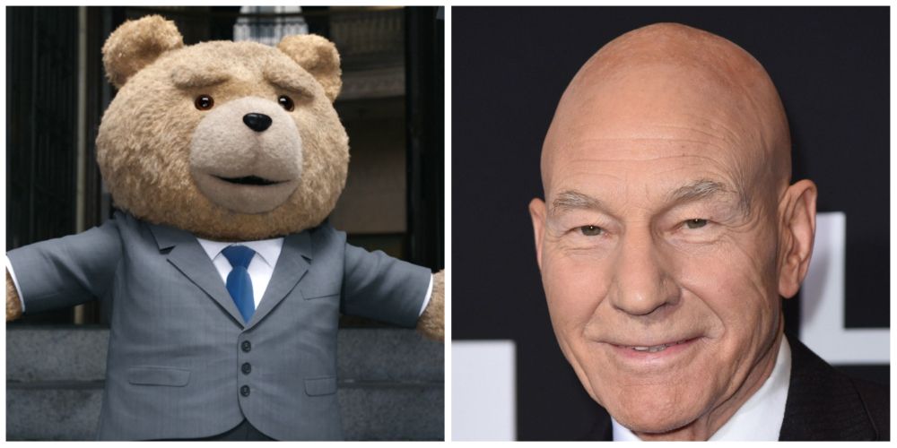 Seth Macfarlane as Ted. Sir Patrick Stewart as the narrator.