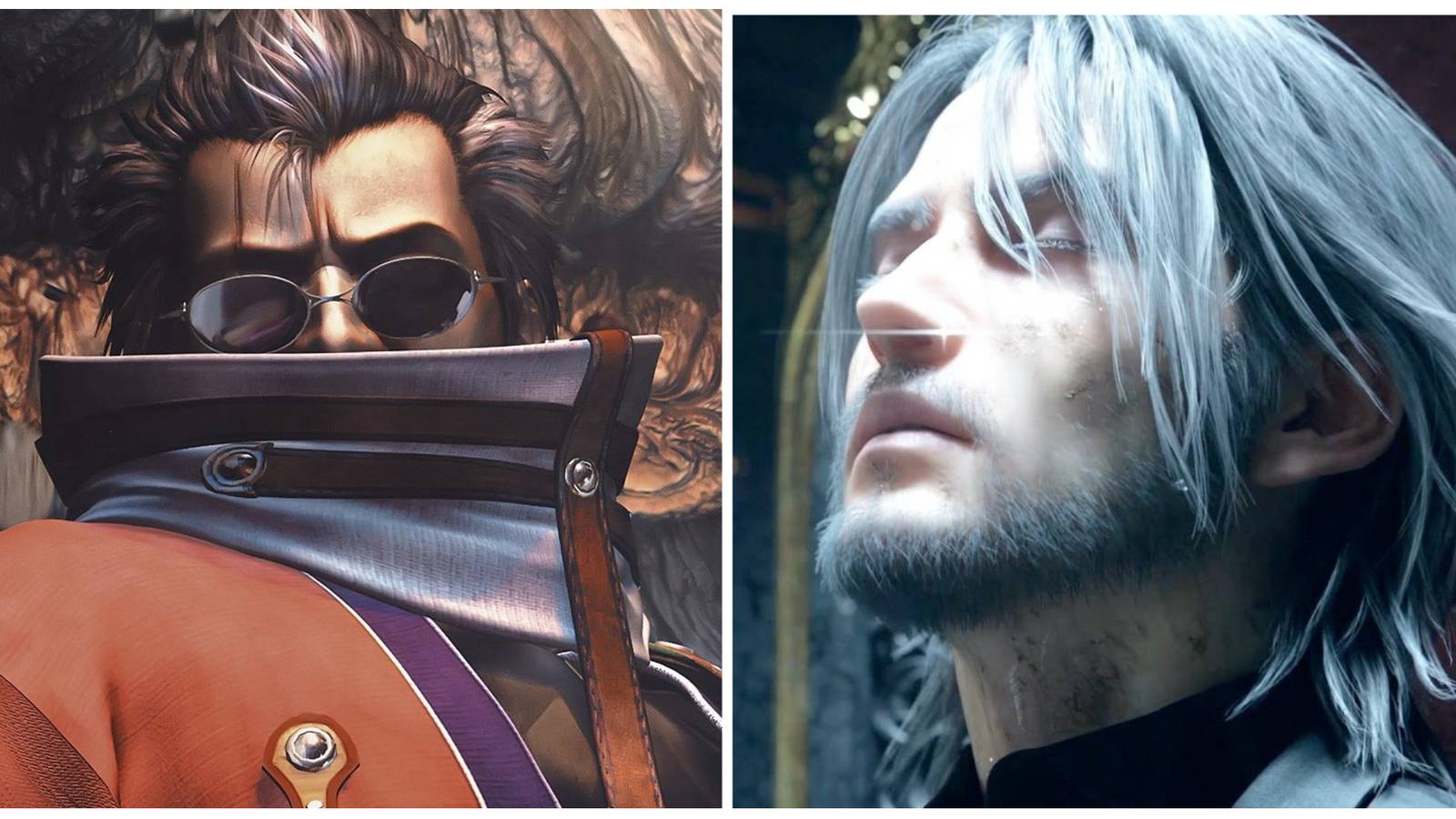 Auron and Noctis in Final Fantasy