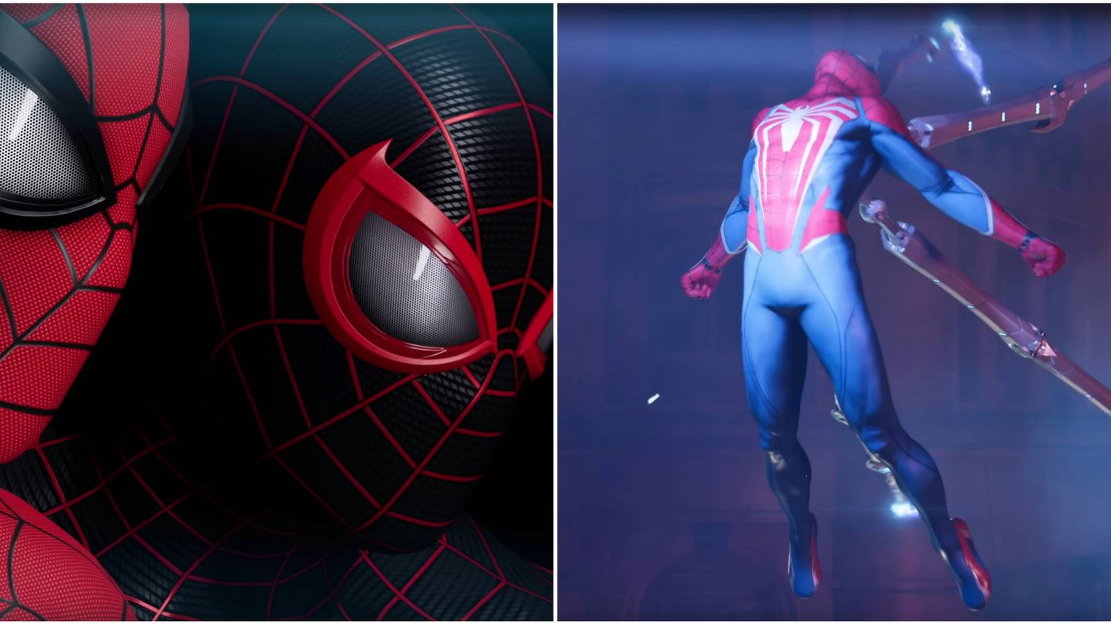 Peter Parker and Miles Morales