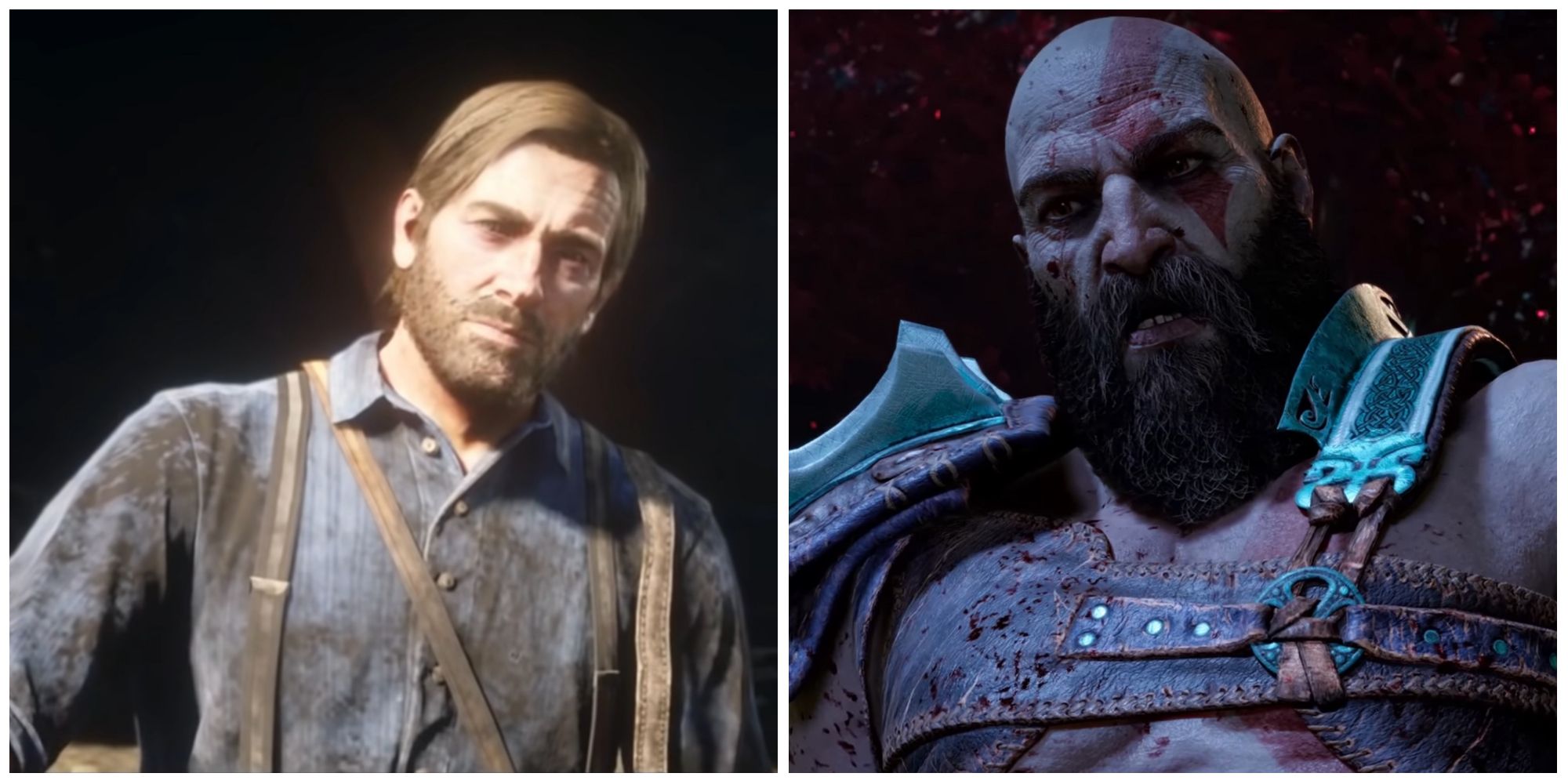 Arthur Morgan and Kratos