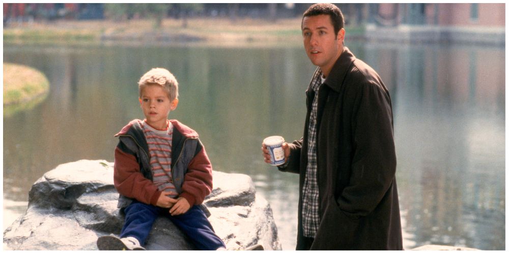 Adam Sandler as Sonny Koufax. Dylan and Cole Sprouse as Julian.