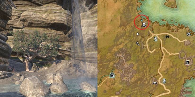 Elder Scrolls Online Fan of the False-Face Location