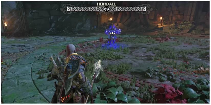 Kratos faces Heimdall in God of War Ragnarok