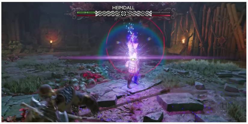 Kratos faces Heimdall in God of War Ragnarok