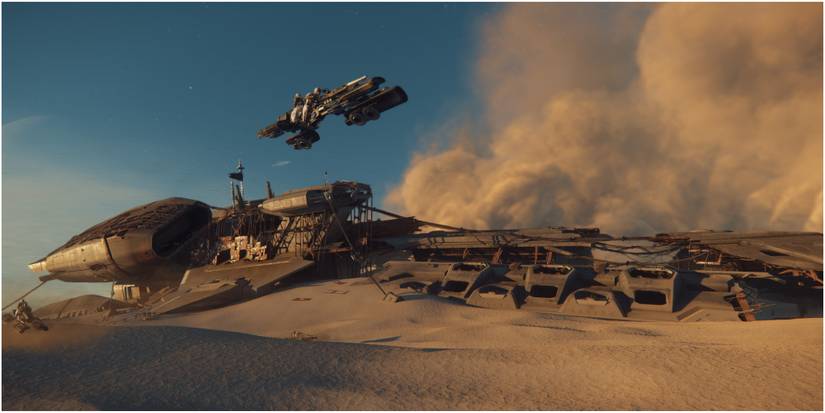 Star Citizen Derelict Ship