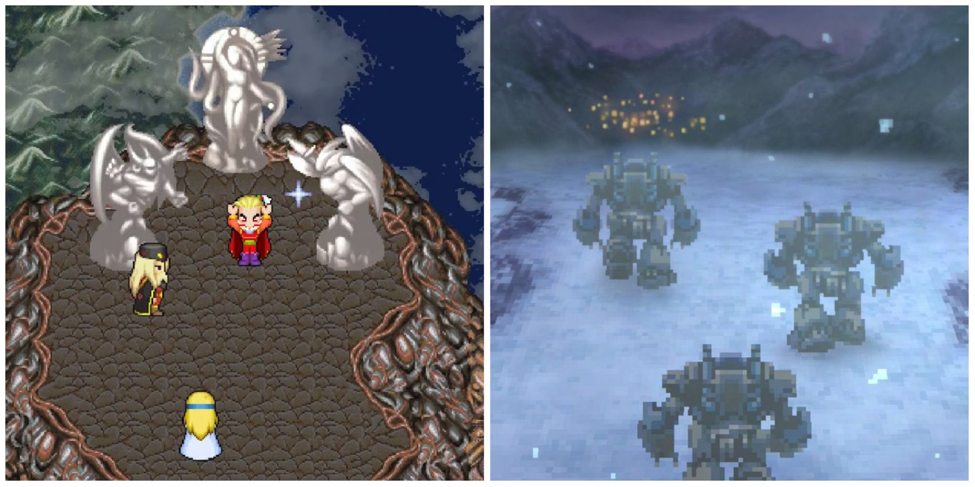 Kefka, Celes, and Magitek Armor in Final Fantasy 6