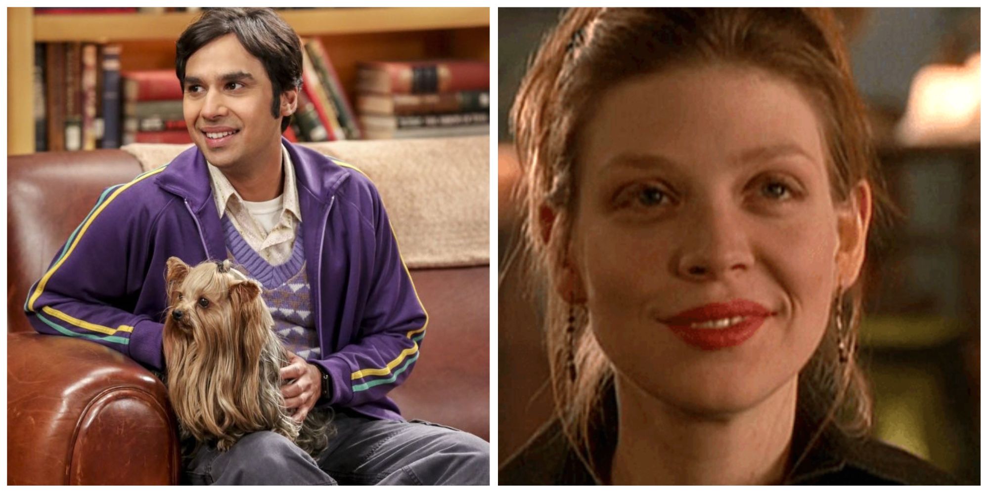 Left: Raj from Big Bang Theory image. Right: Tara from Buffy image.