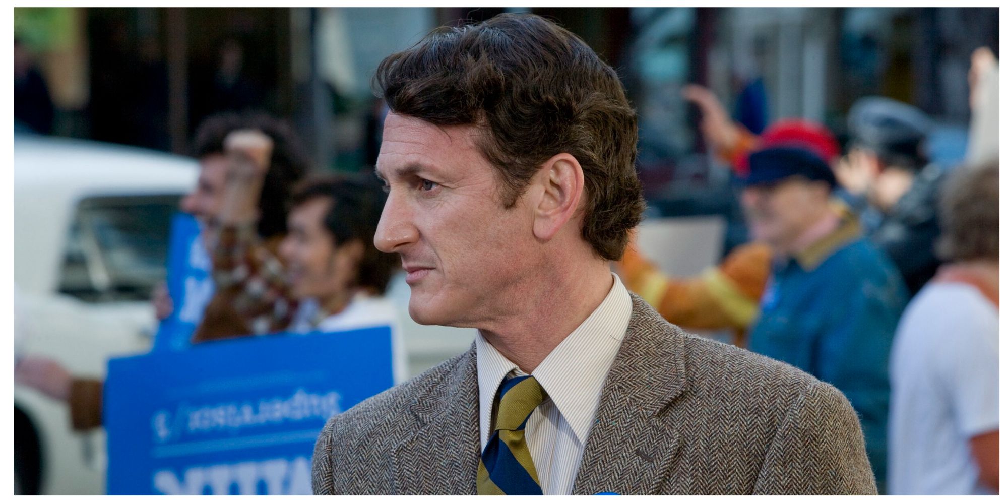 Sean Penn as Harvey Milk in Milk