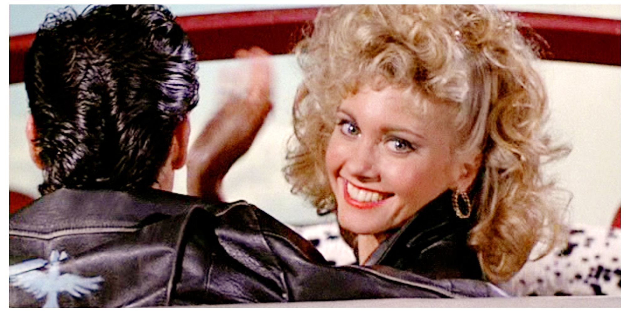 The final shot of Olivia Newton John as Sandy in Grease