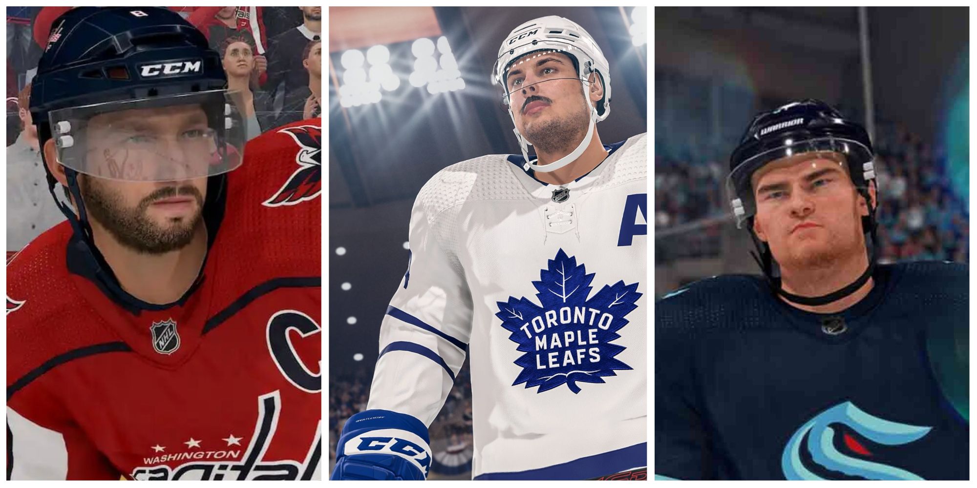 NHL 23 Pro Players: Alexander Ovechkin, Auston Matthews, Mark Giordano.