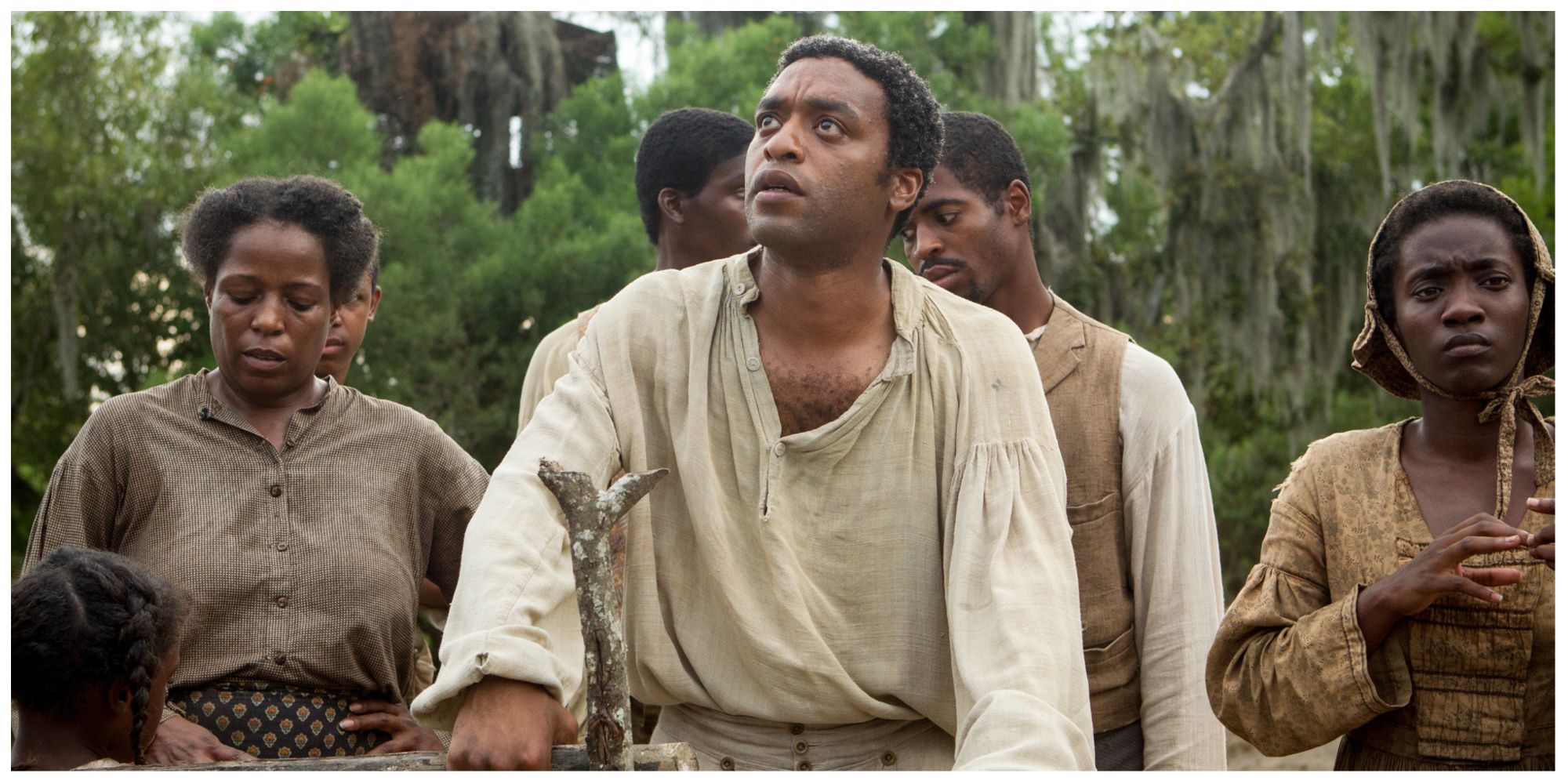 Chiwetel Ejiofor as Solomon in 12 Years A Slave