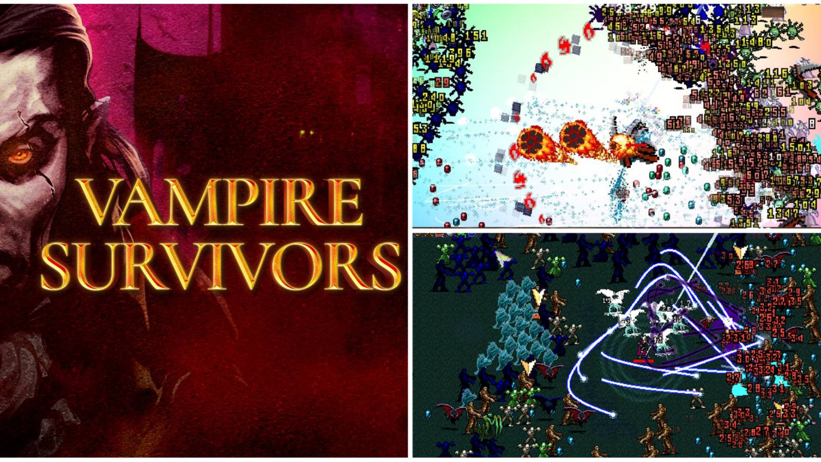 Vampire Survivors, new featured image all unlocks