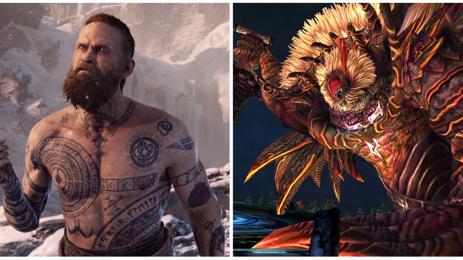 Baldur in God of War and Jecht in Final Fantasy 10