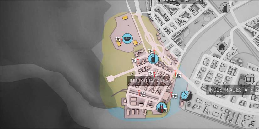 Construction Simulator Industrial Area EU Map