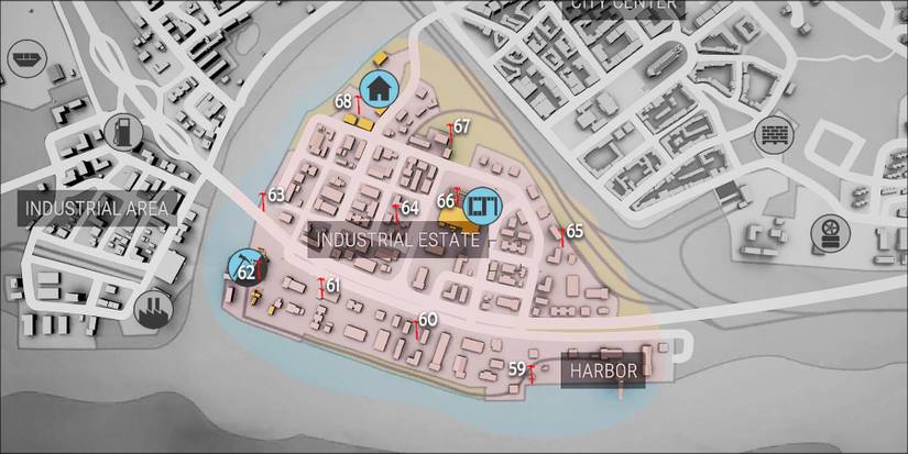 Construction Simulator Industrial Estate and Harbor EU Map
