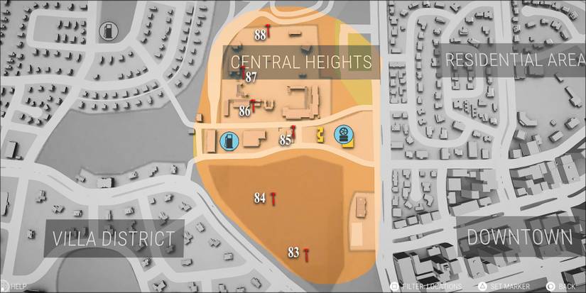 Construction Simulator US Map Central Heights Hammer Locations