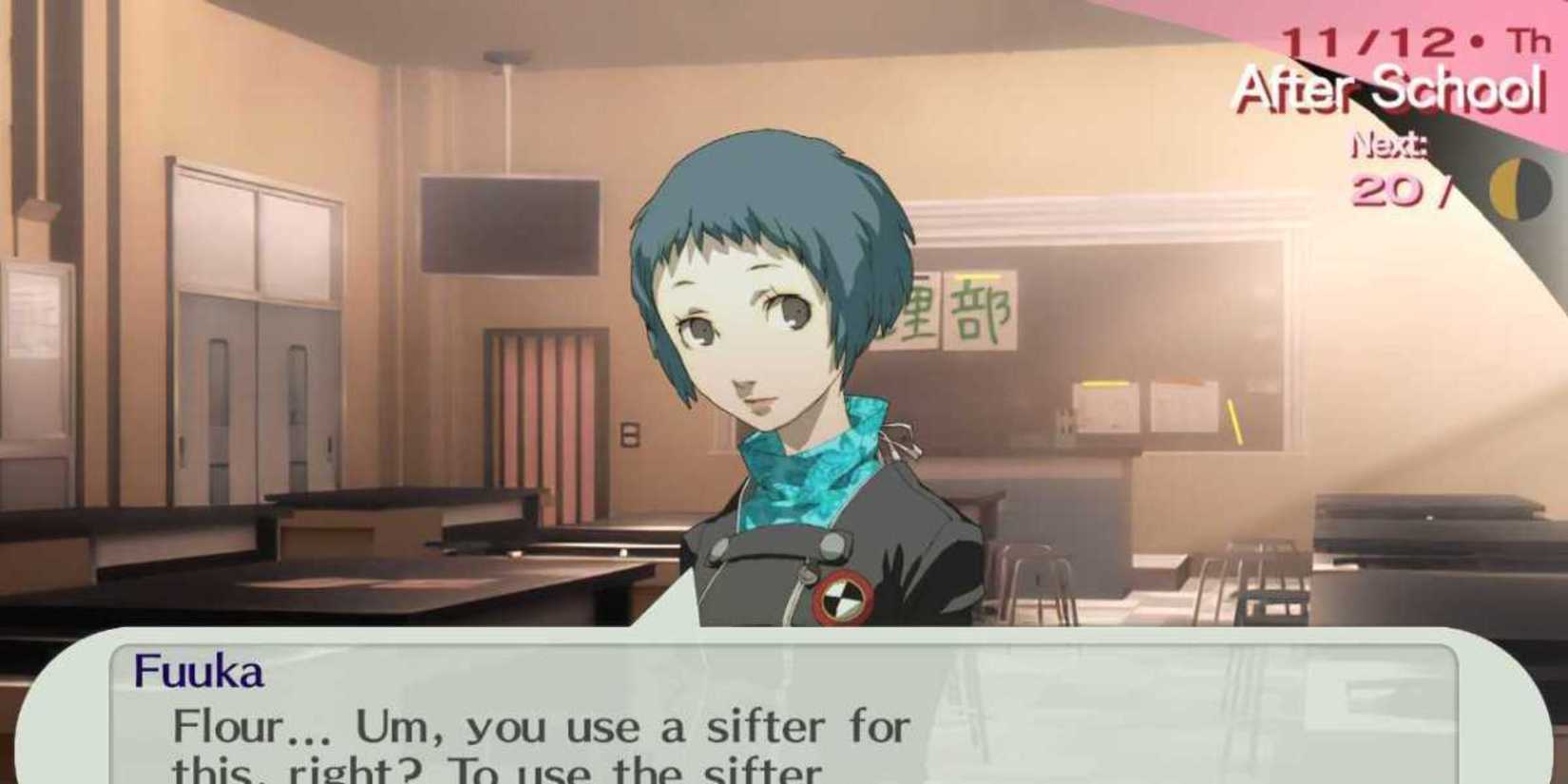 cooking club fuuka persona 3 portable