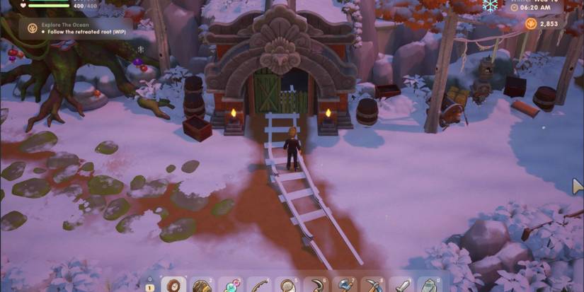 coral island caverns entrance