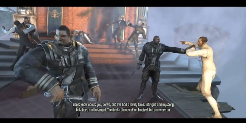 Dishonored Corvo High Chaos Dead Emily Ending