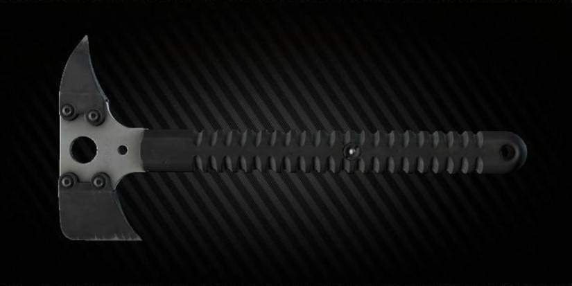 The Crash Axe in front of a diagonal background in Escape From Tarkov