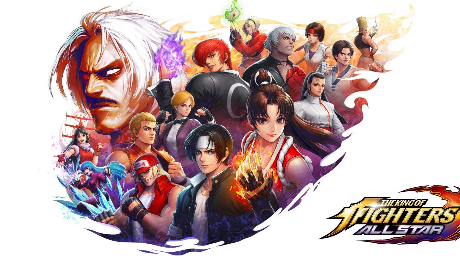 the king of fighters allstar - official keyart with characters