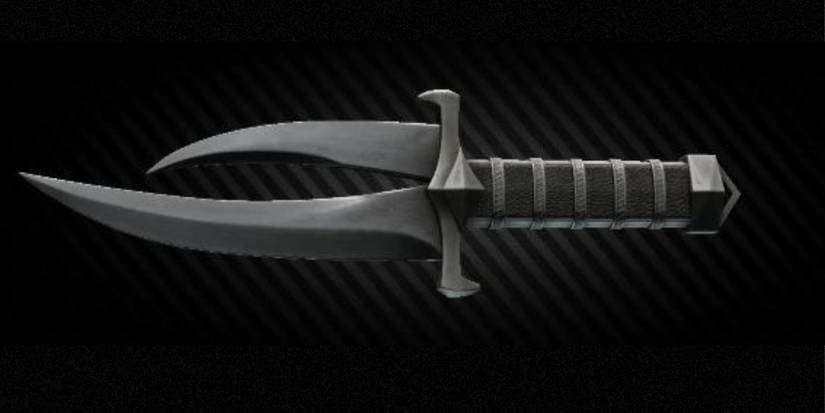 The Cultist Knife on a diagonal background in Escape From Tarkov