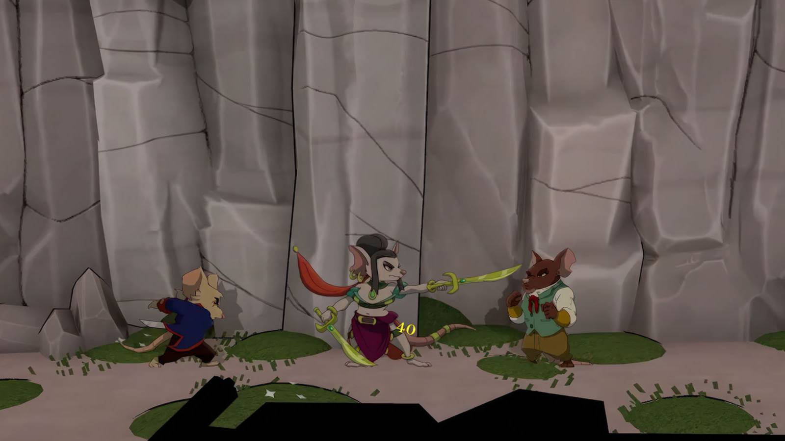 curse of the sea rats bussa douglas boss fight cliffface