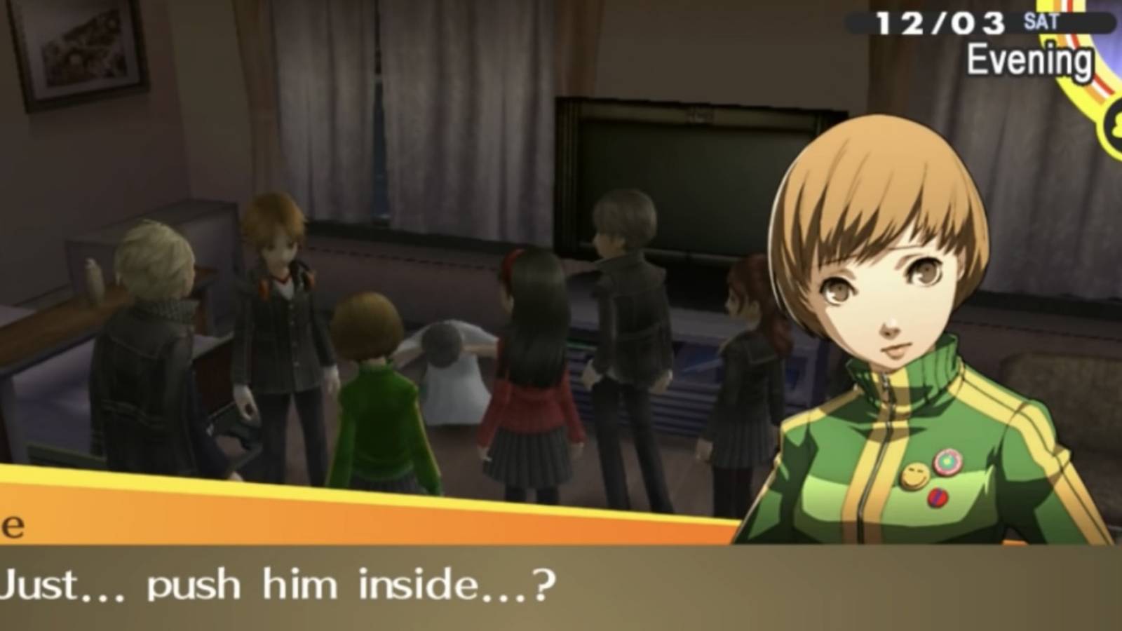 Persona 4 Golden Push Namatame