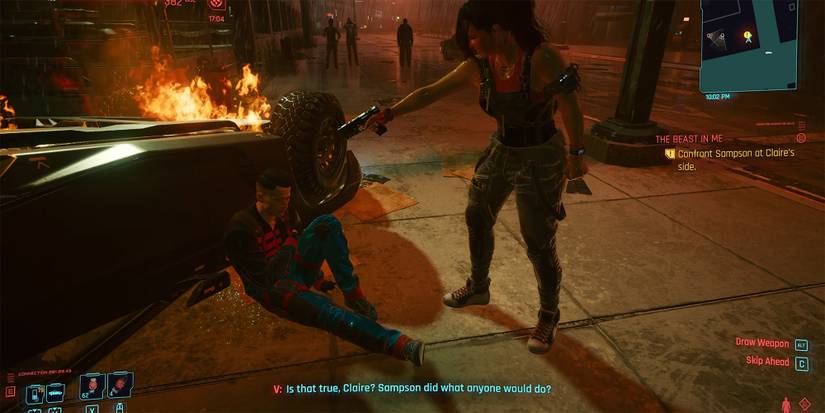 Cyberpunk 2077 - Claire Confronting Samplson