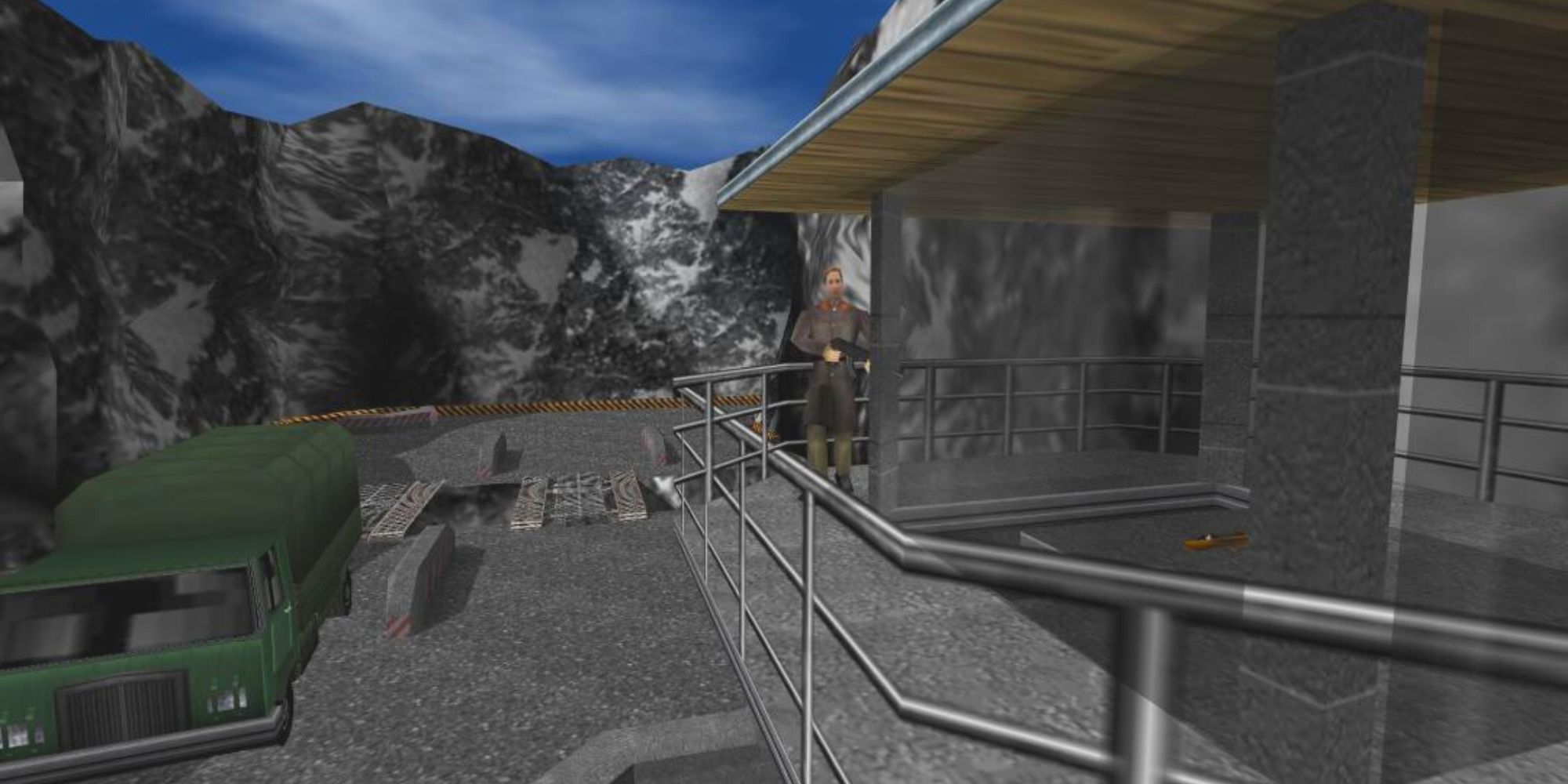 The Dam level in 'GoldenEye 007' for N64 vs 'GoldenEye 007