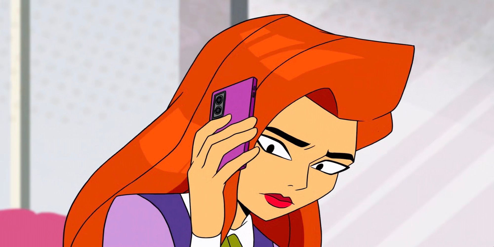 Daphne on the phone in Velma