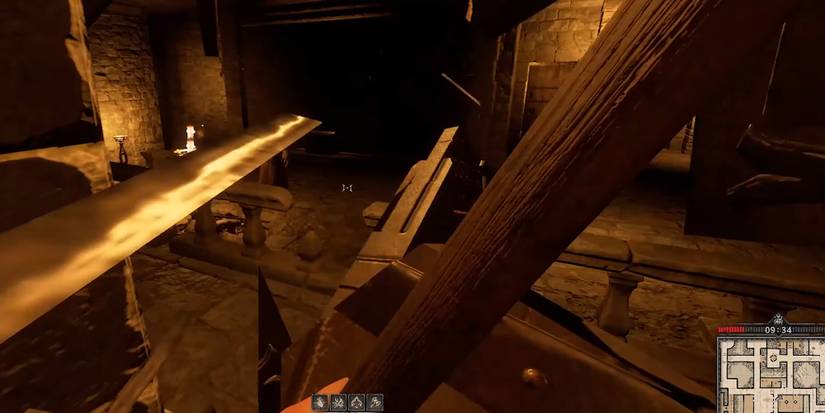 Dark and Darker - Mid Door Smash With Barbarian In-Game