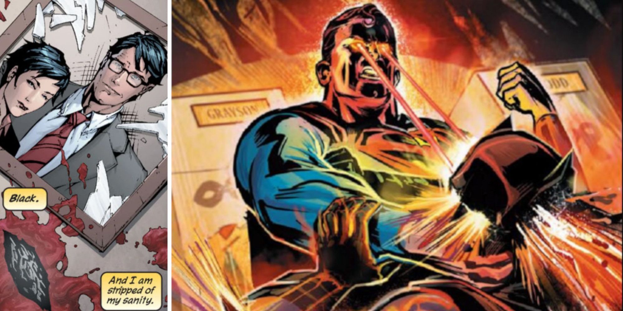 DC Most Terrifying versions of Superman Black Kryptonite Kills Batman