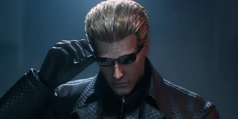 Albert Wesker from the Dead by Daylight Project W trailer, in his iconic look from Resident Evil 5.