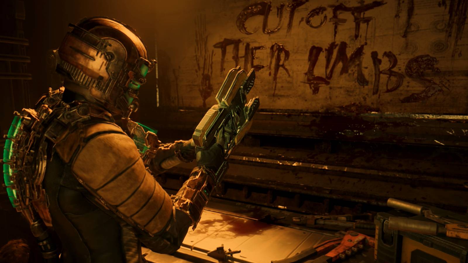 dead space plasma cutter weapons diversity limbs necromorphs remake