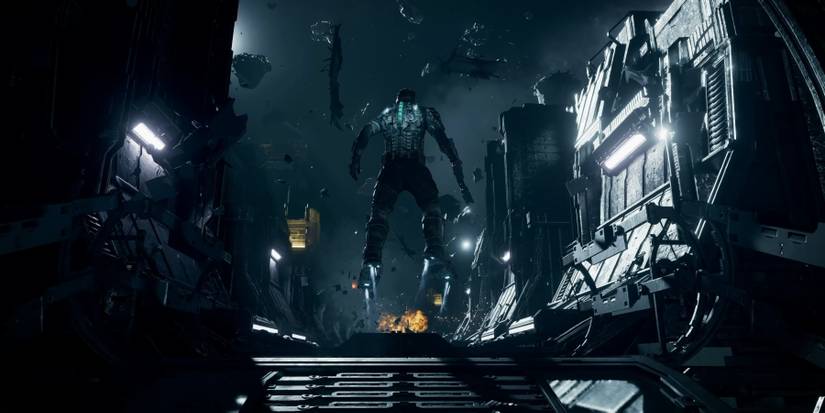 dead space remake turret asteroid mini-game gameplay