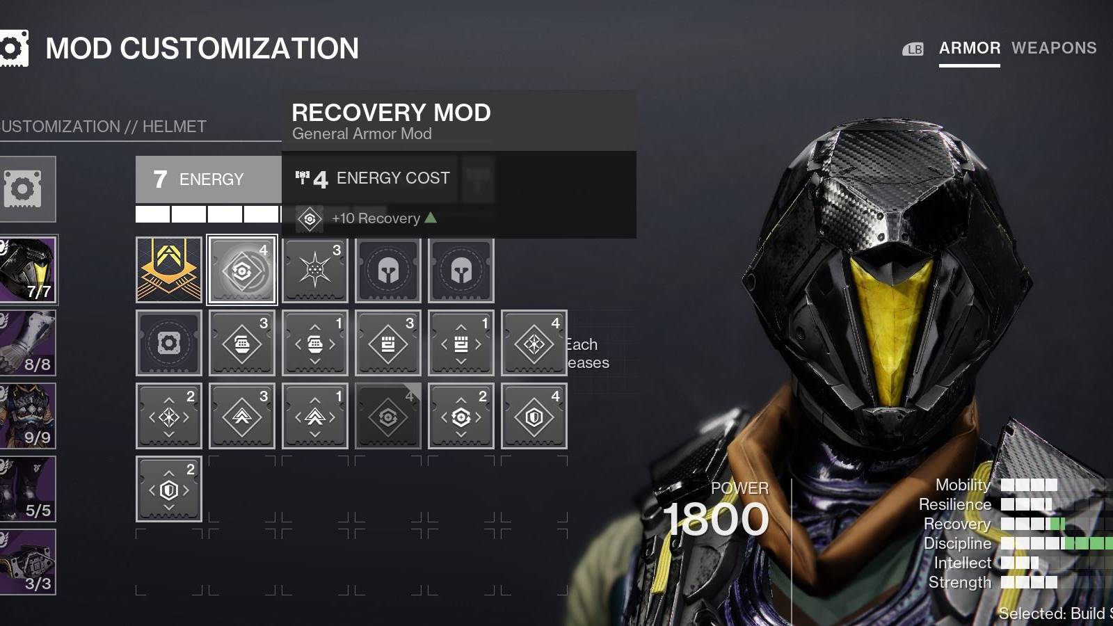 Destiny 2 Lightfall Mod System-Warlock Helmet