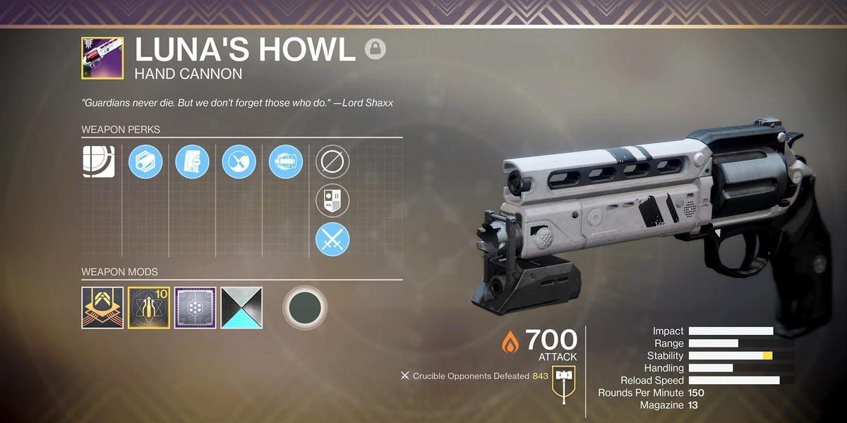 Destiny 2 Lunas Howl