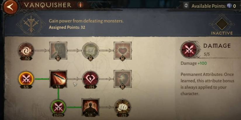 Diablo Immortal PvP Vanquisher Tree Investment