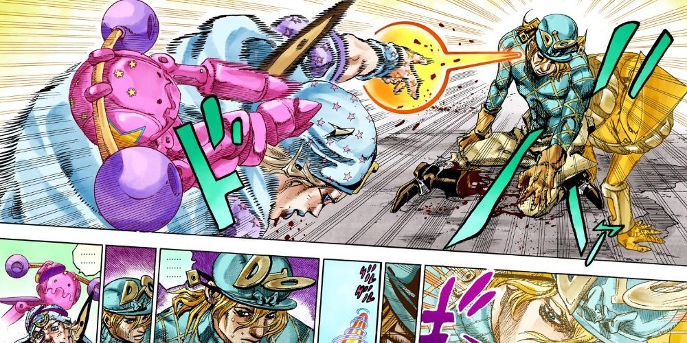 Diego Brando with the World JoJo