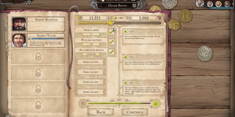 Tortuga - A Pirate's Tale Dividing Booty