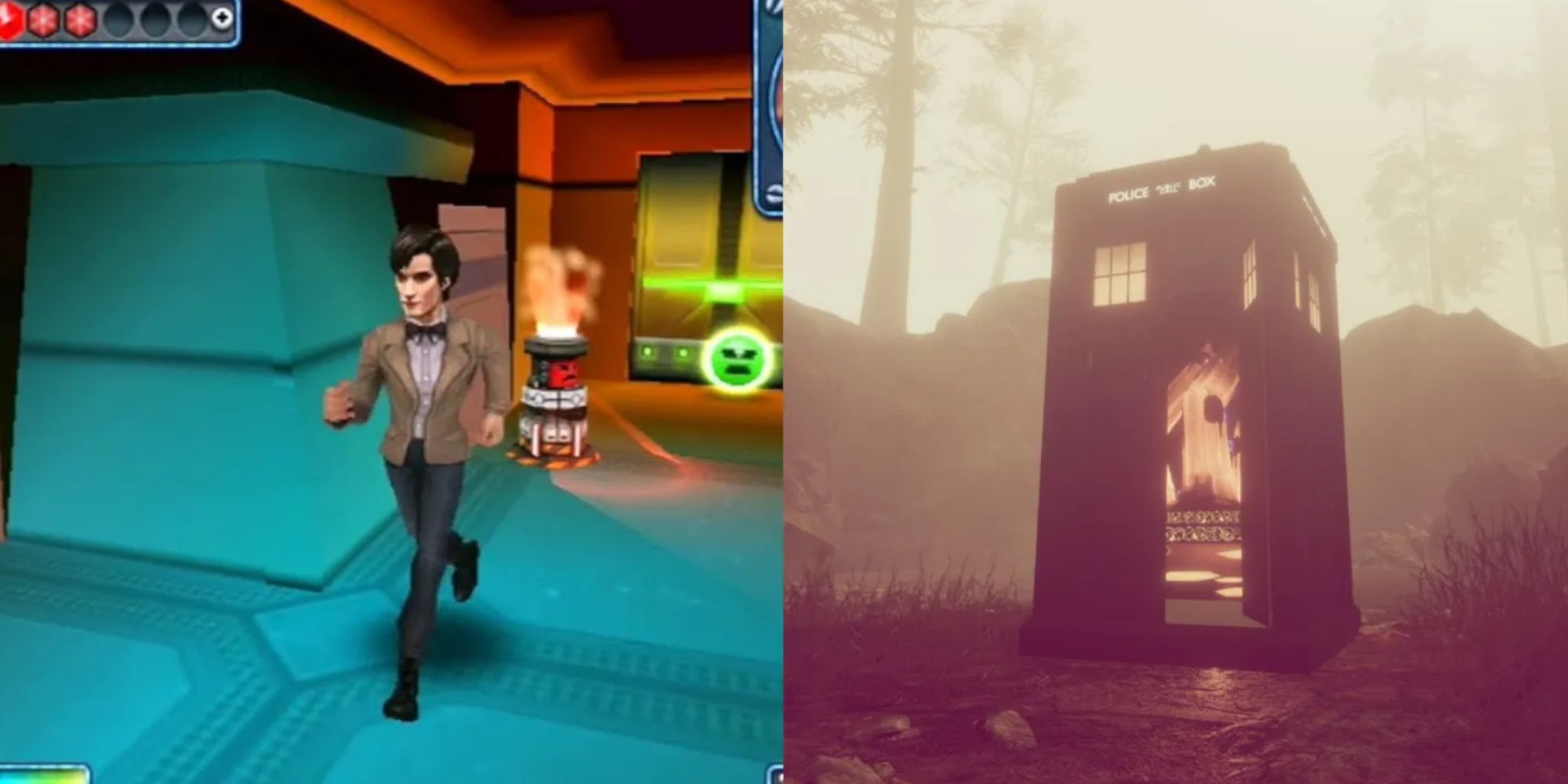 Doctor Who Matt Smith and the Tardis