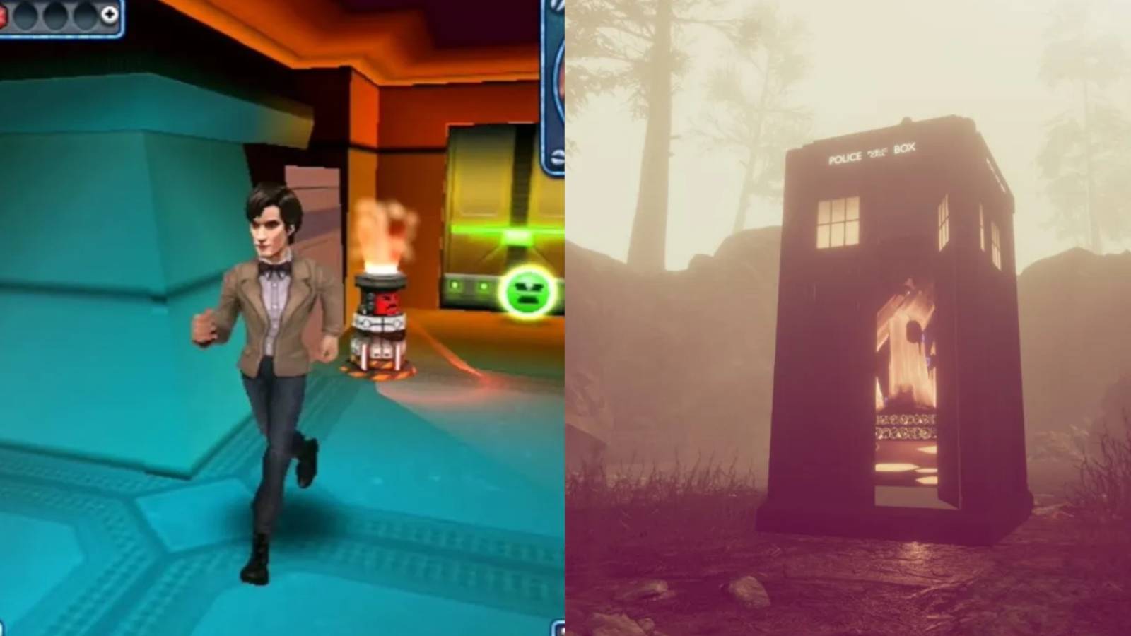 Doctor Who Matt Smith and the Tardis