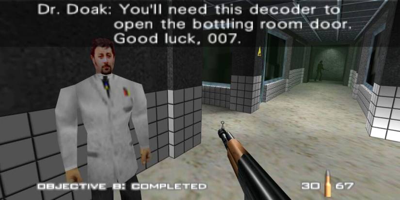 Double Agent Dr. Doak in Facility mission Goldeneye 007