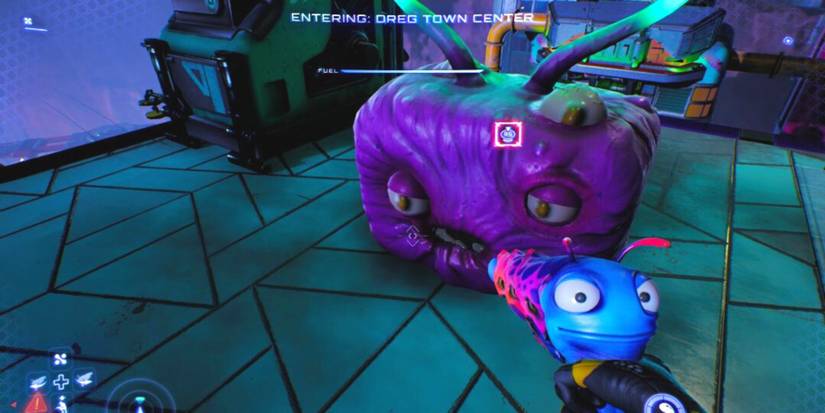 Dreg Town Center Chest Location High on Life