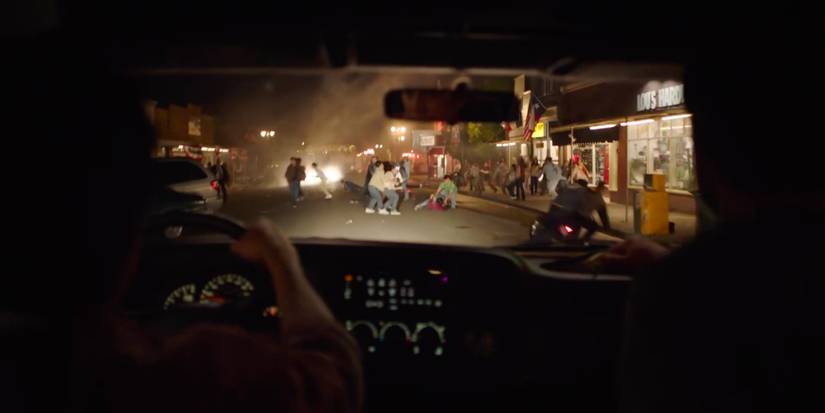 Driving through the outbreak in The Last of Us show