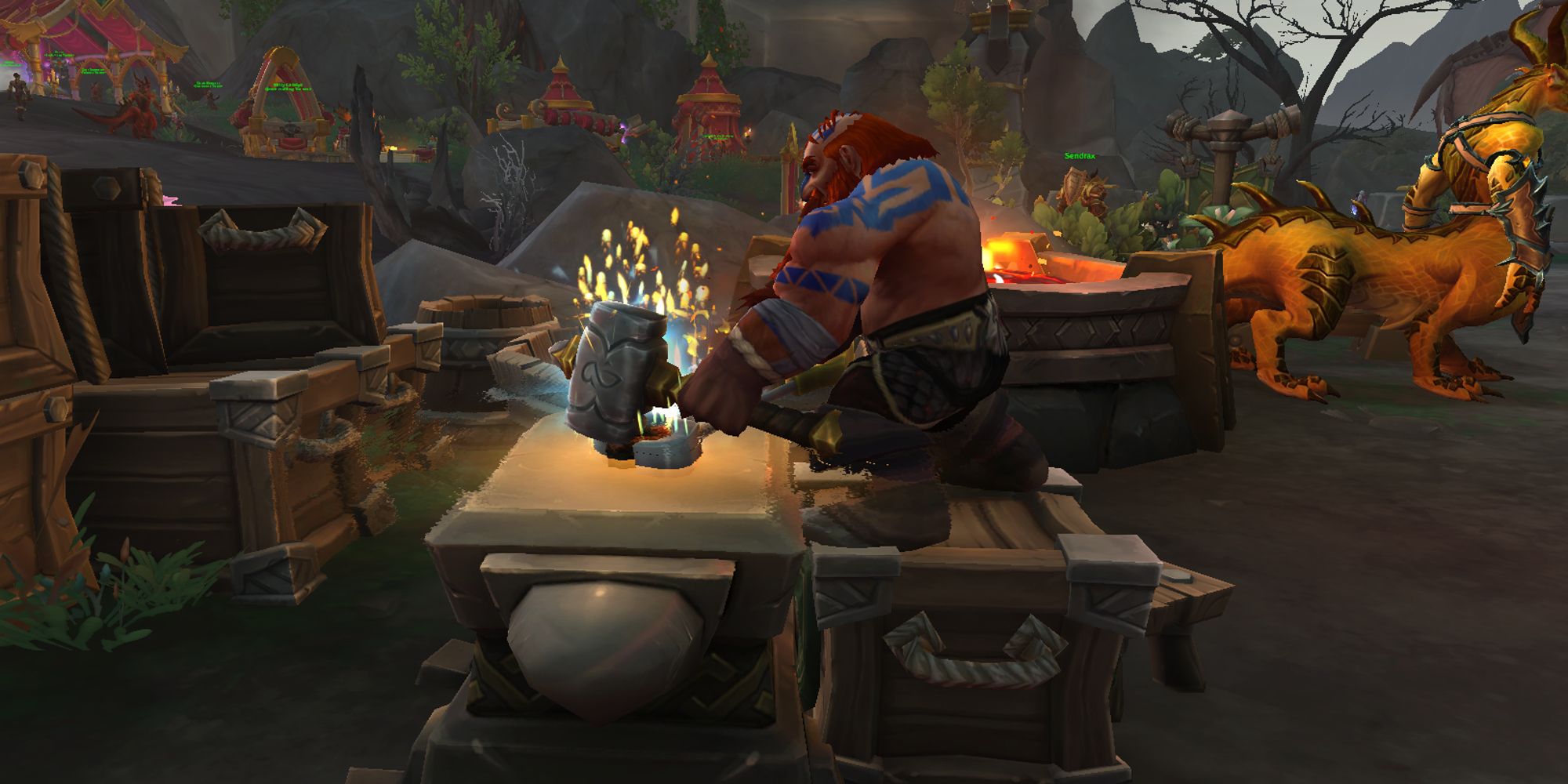 Dwarf Blacksmith crafting item in World of Warcraft Dragonflight