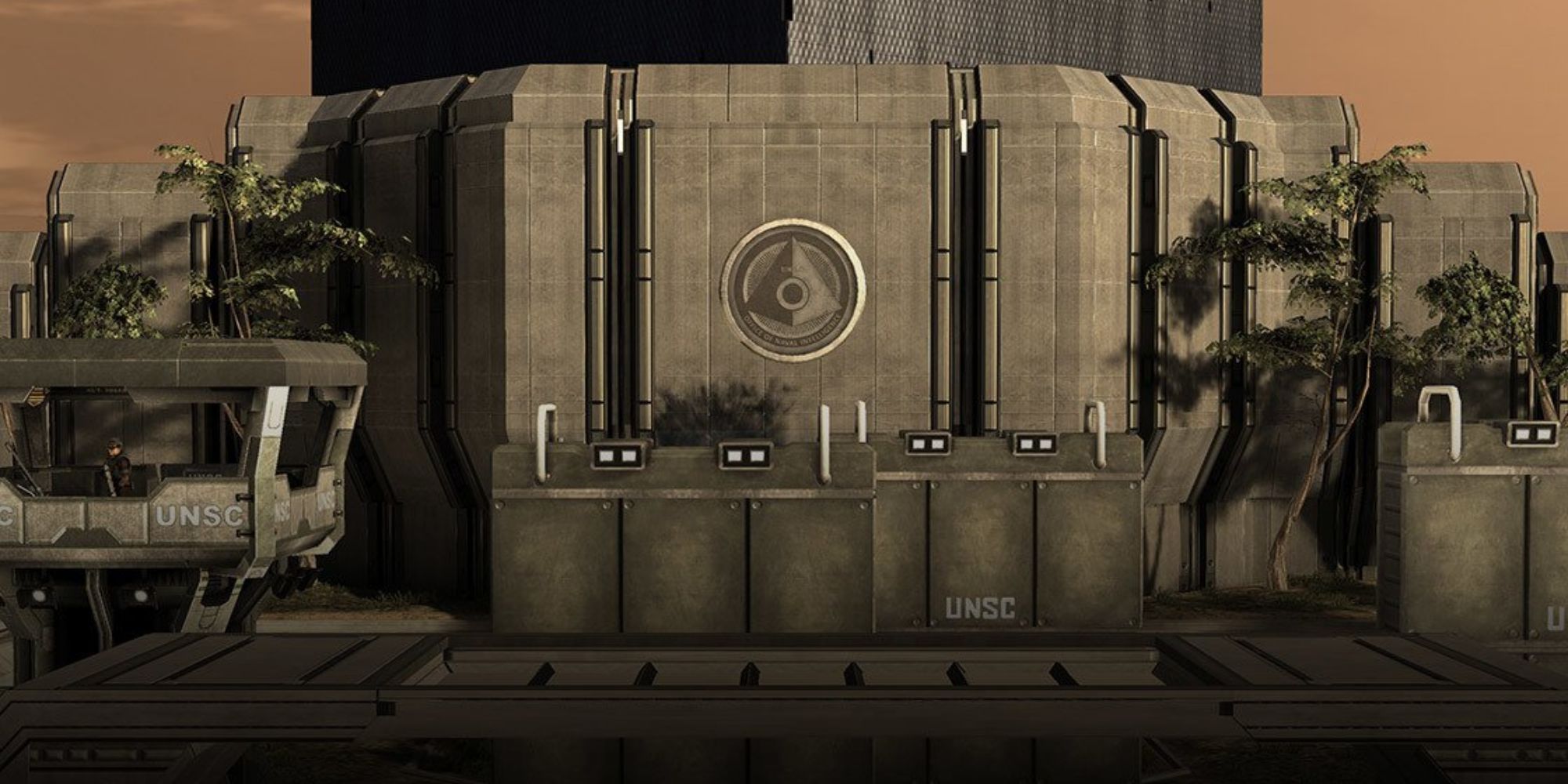 Halo ODST - ONI Building. New Mombassa