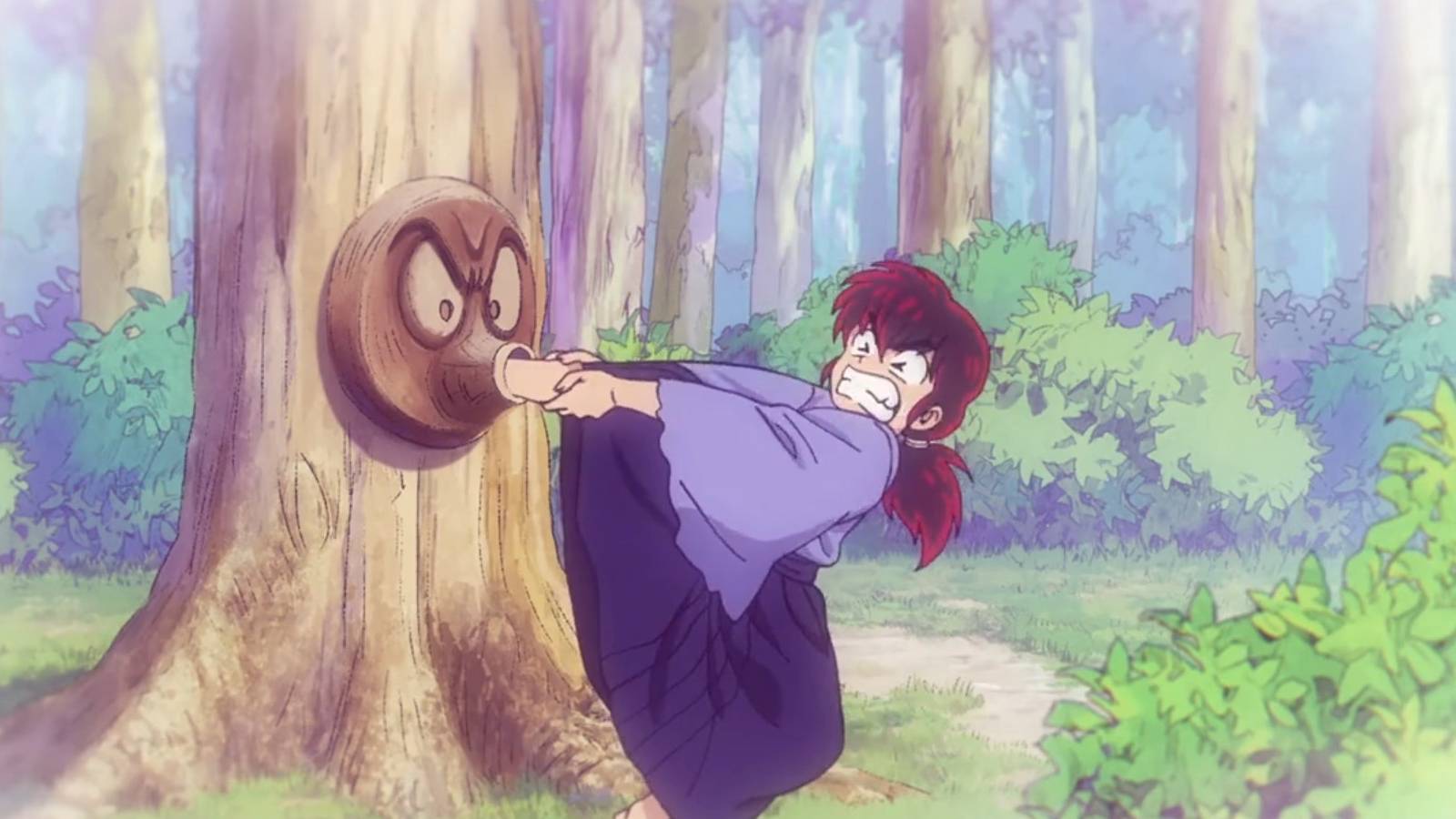 E14 Tobimaro Training in the woods