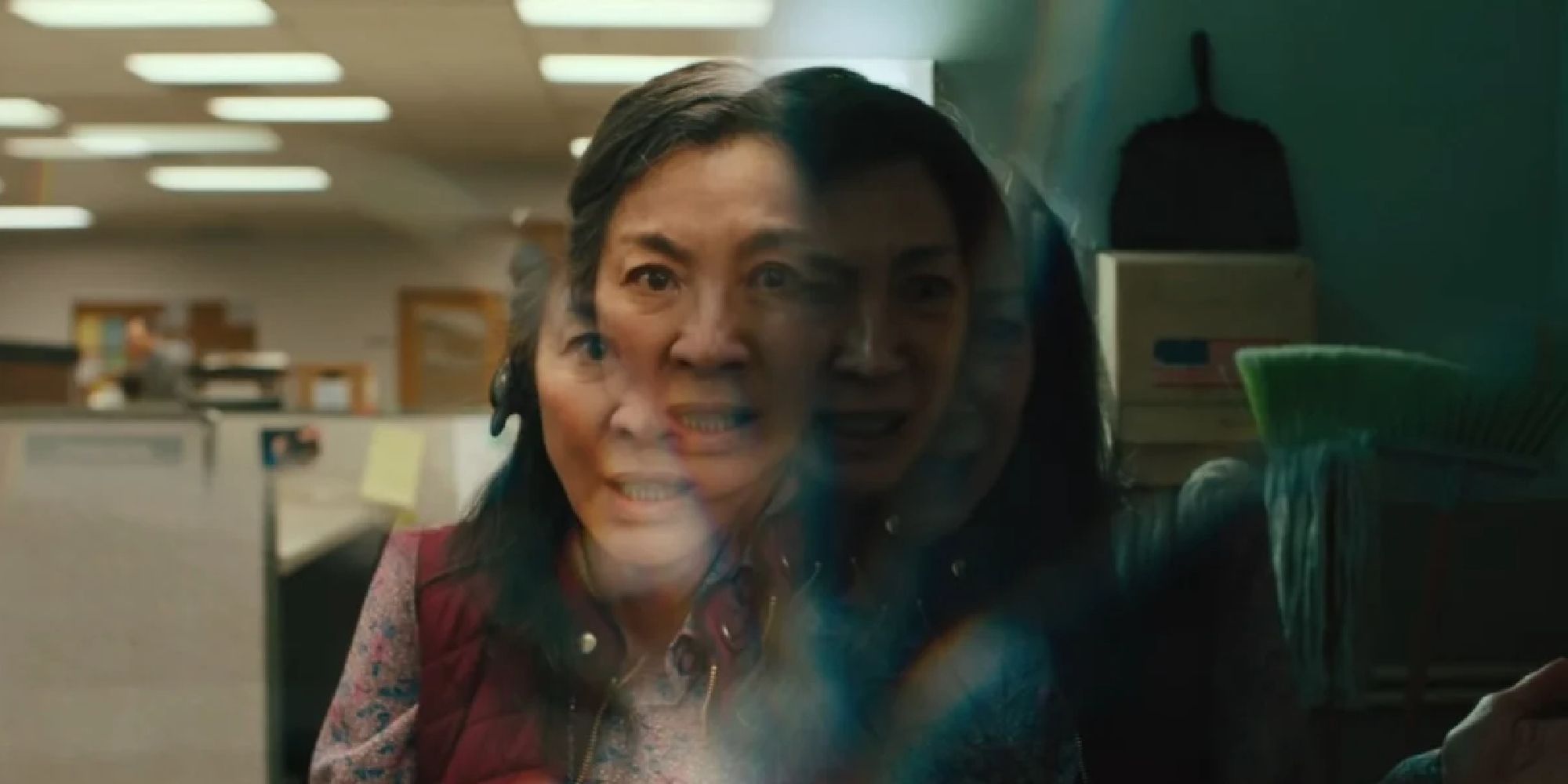 Michelle Yeoh in split timelines in Everything Everywhere All At Once